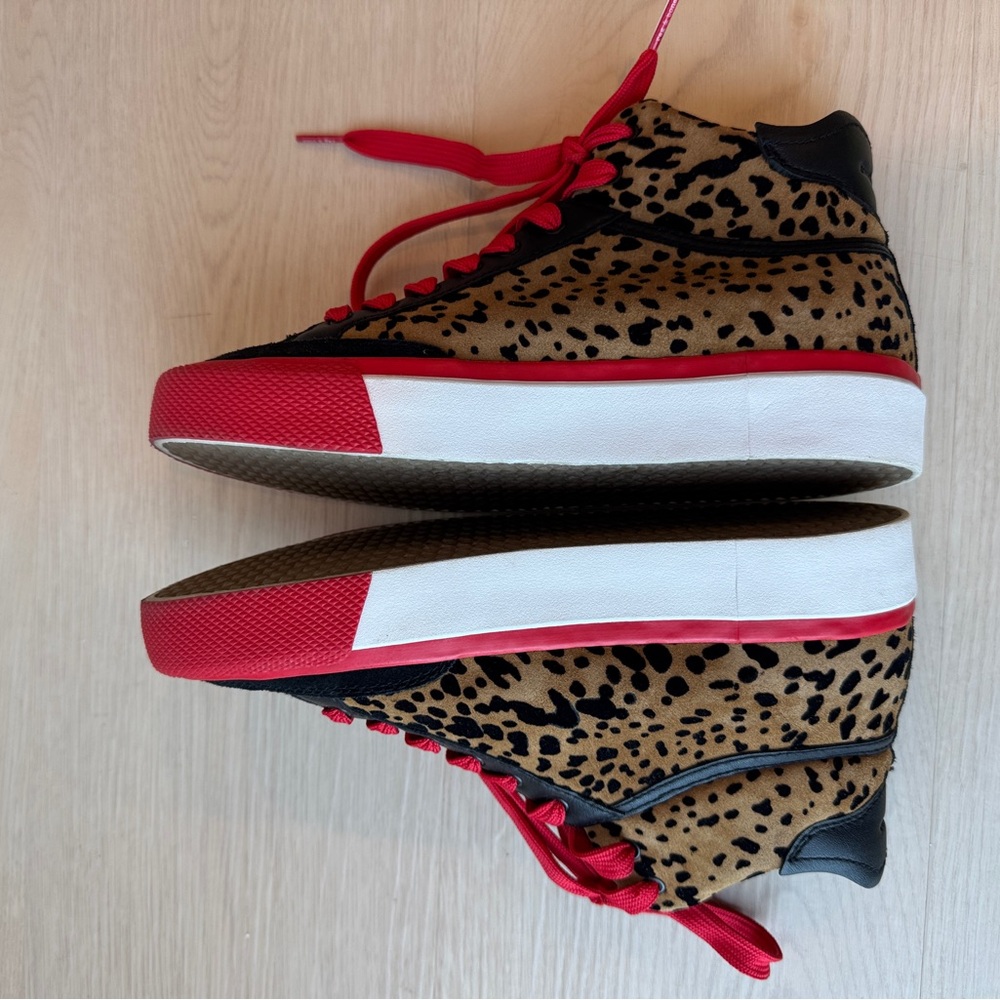 Rag & Bone Rb Army High Tops In Tan Cheetah Print… - image 3